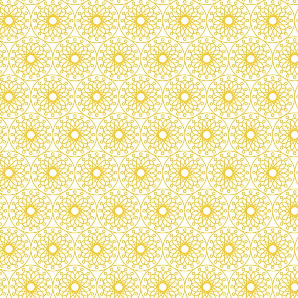 Geometric Circular Pattern with Intersecting Lines and Curves for Decorative Lattice vector