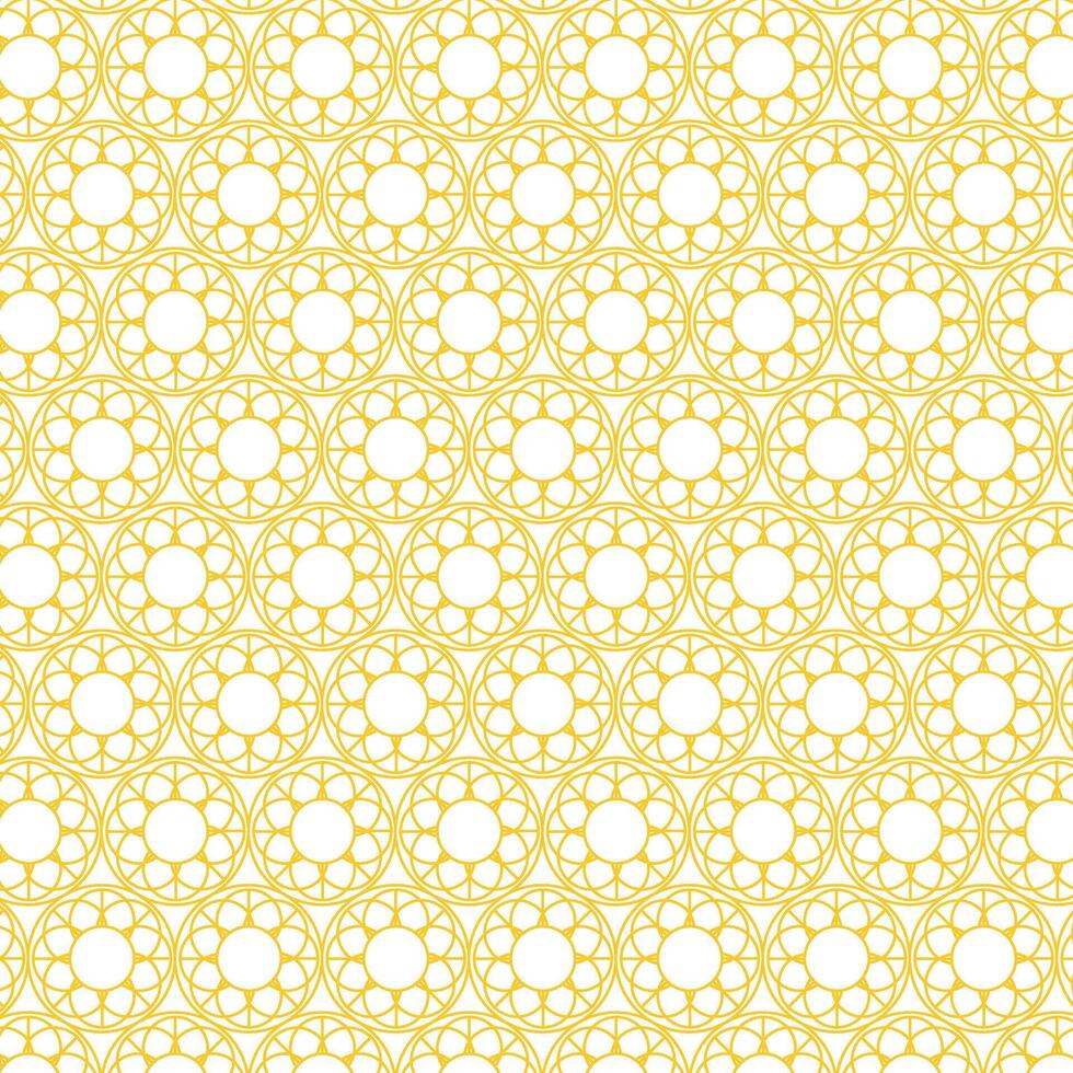 Bold Circle Motif with Geometric Intersections for Modern Decorative Background vector