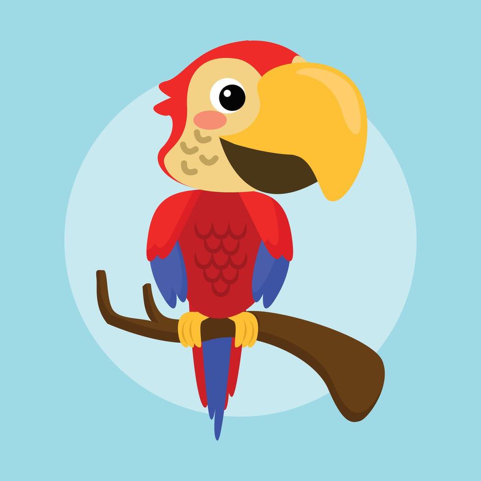 Animal Parrot Illustration vector