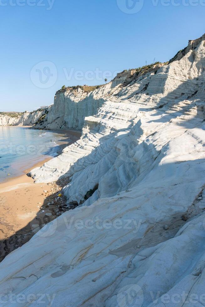 Sicily, Italy-May 11, 2022-the beautiful and white Turkish scale during a sunny day photo