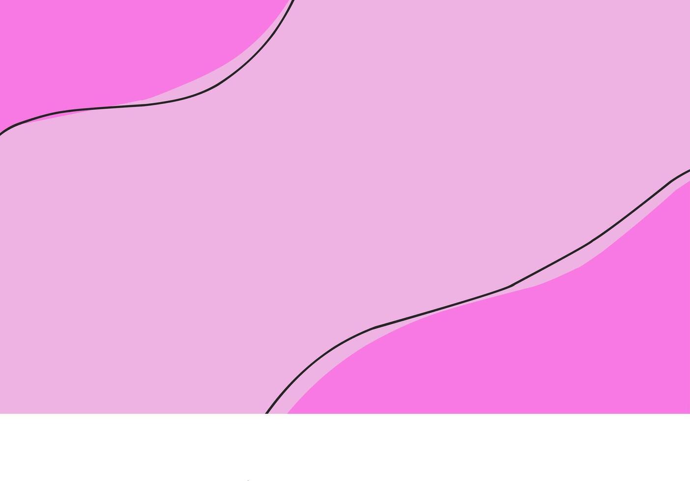 a pink background with a black line vector