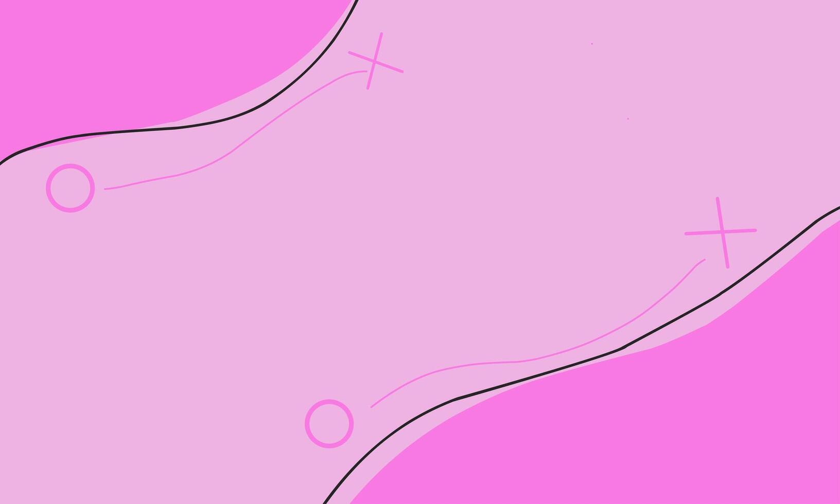 a pink background with a line drawn on it vector