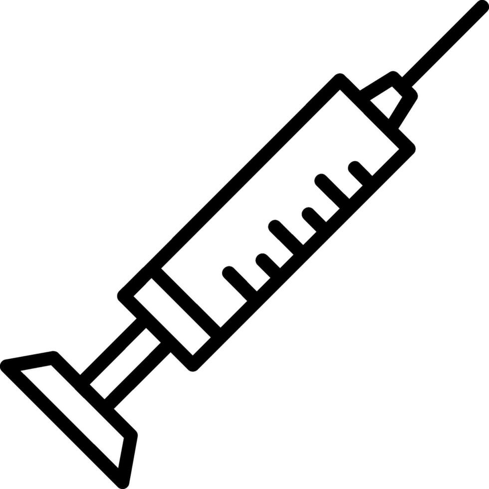 Injections Line Icon vector