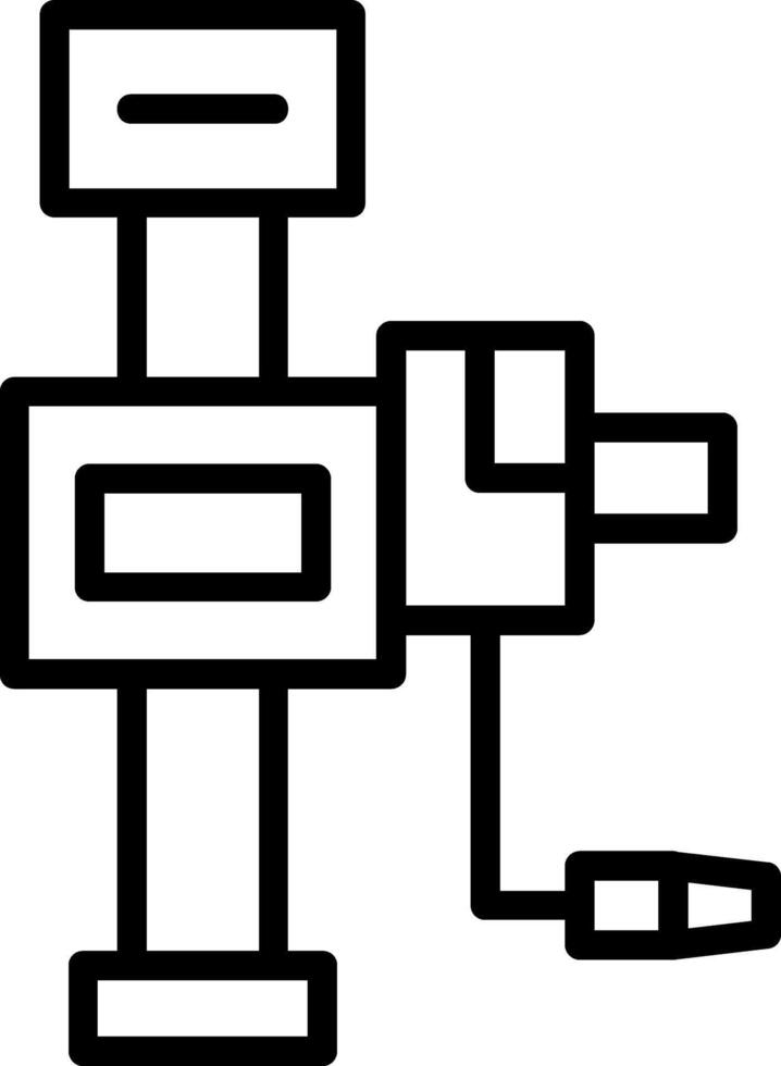 Colonoscopy Line Icon vector