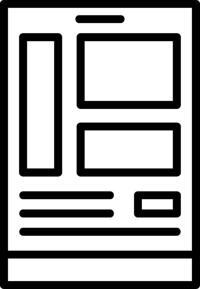 Mobile Phones Line Icon vector