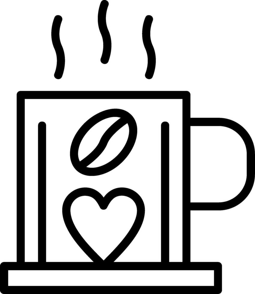 Best Coffee Line Icon vector