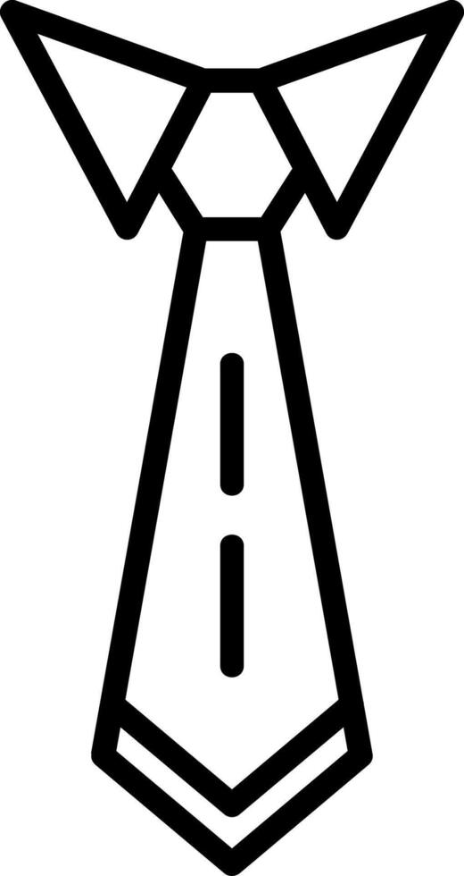 Tie Line Icon vector