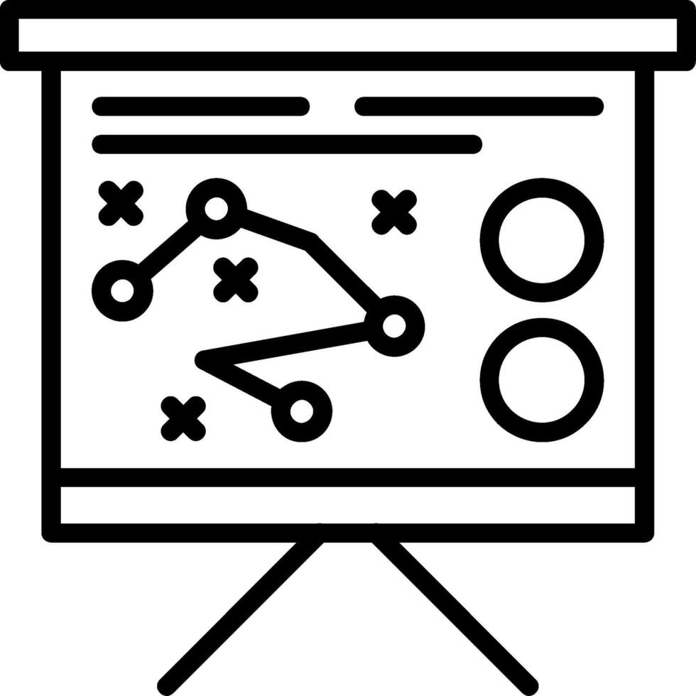Business Strategy Line Icon vector