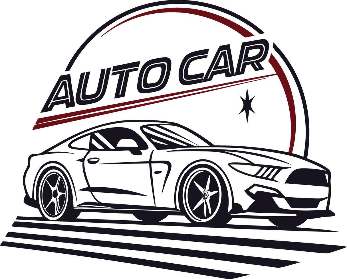Sport Car Logo. Automotive vector