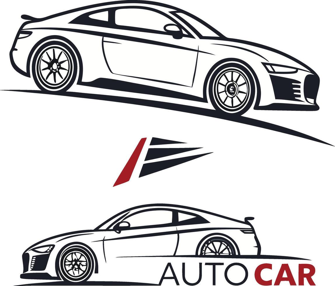 car symbol logo vector