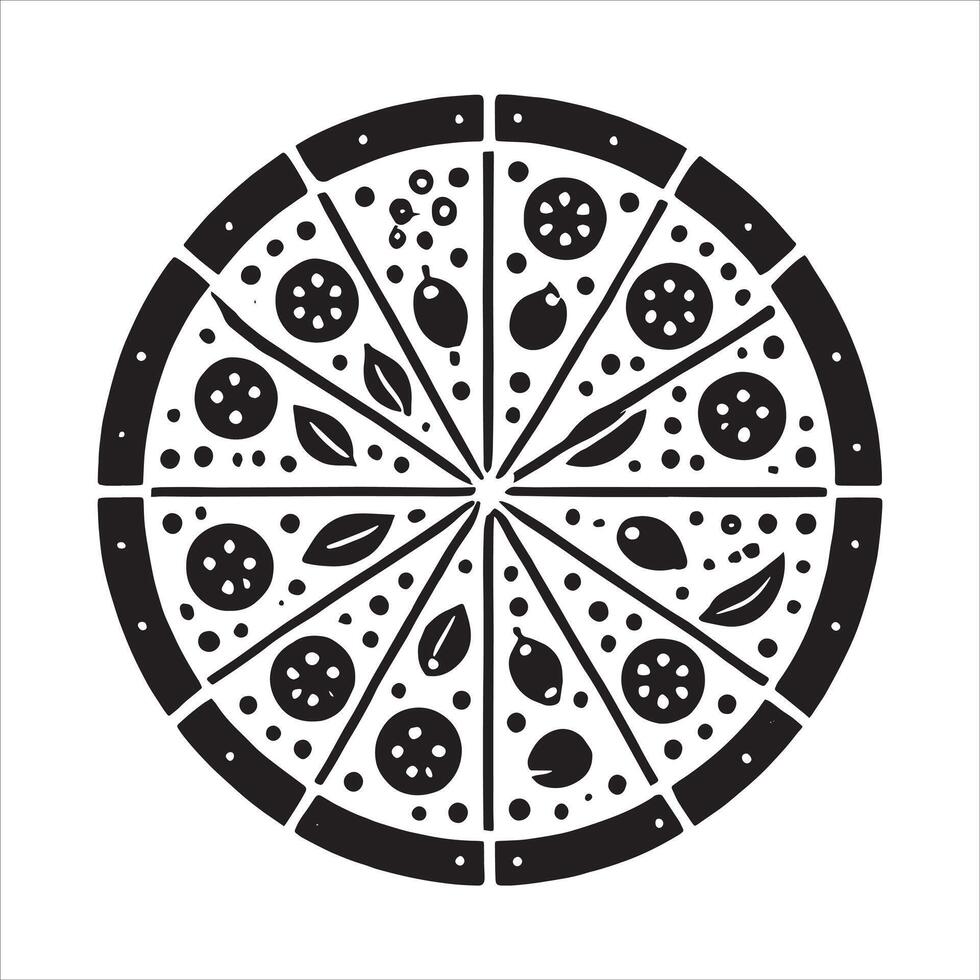 Pizza slice icon pizza slice illustration vector