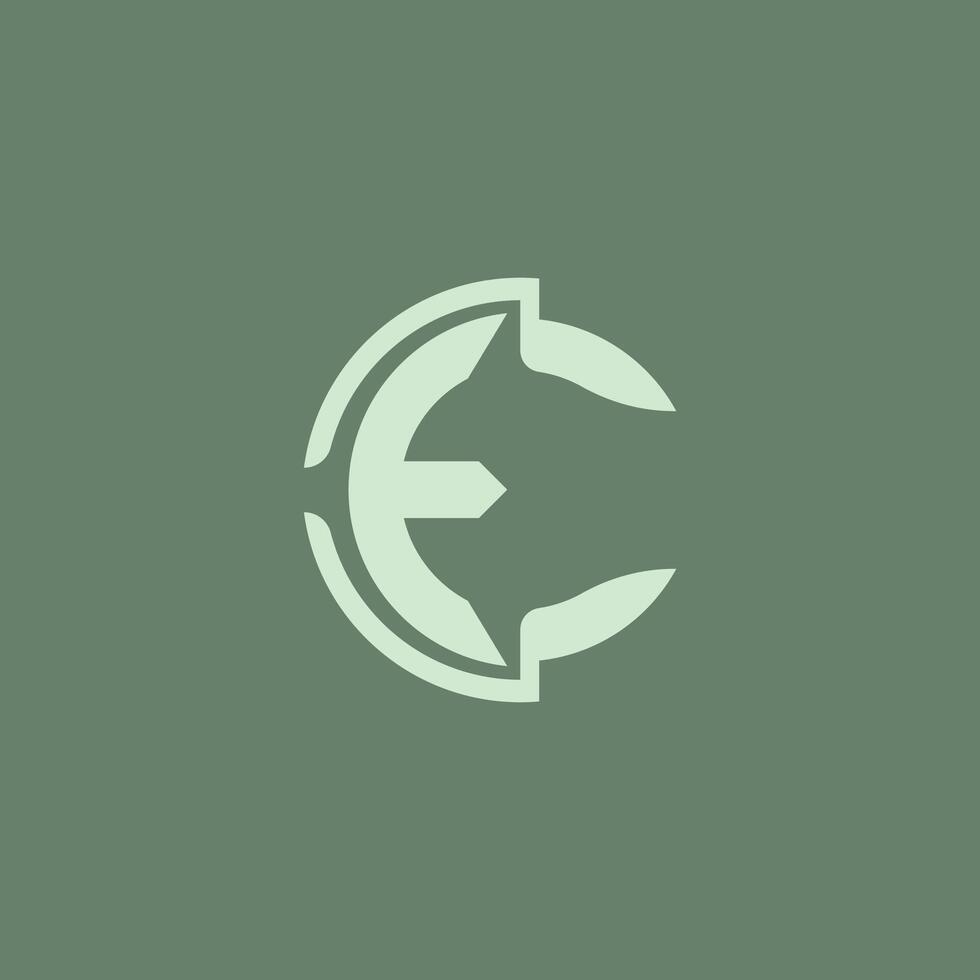 E Letter Logo , Symbol, and icon Design. for your company, Business and Club. vector