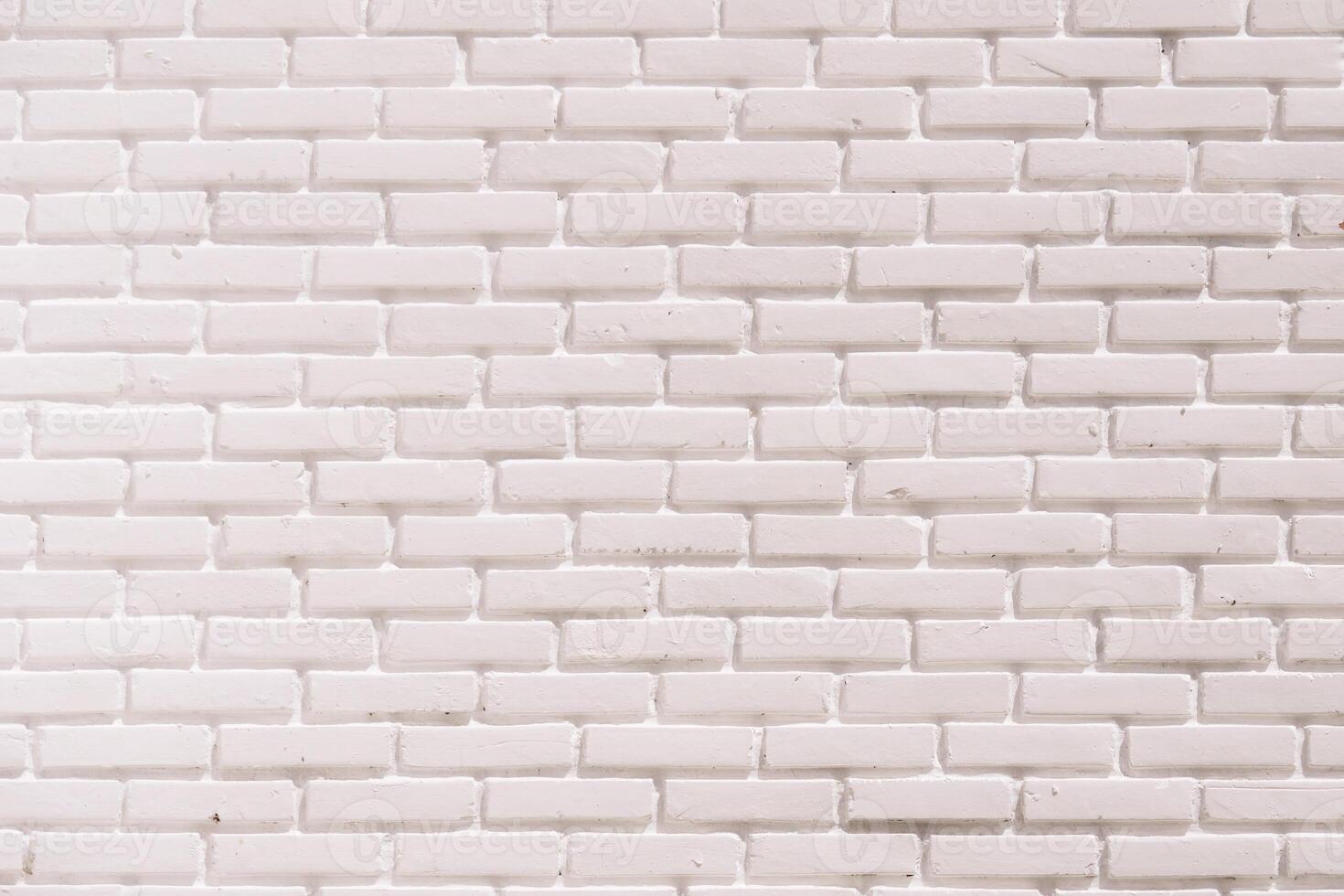 White Brick Wall Texture Background for Modern Interior Design and Architectural Projects photo
