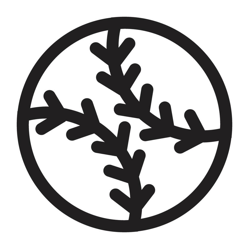 a black and white illustration of a baseball ball vector