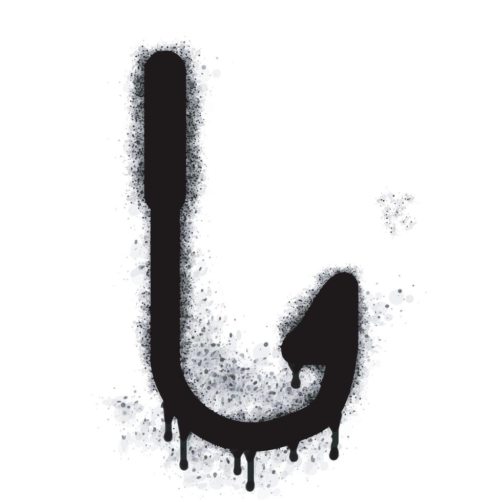 Hook spray icon isolated on white background vector