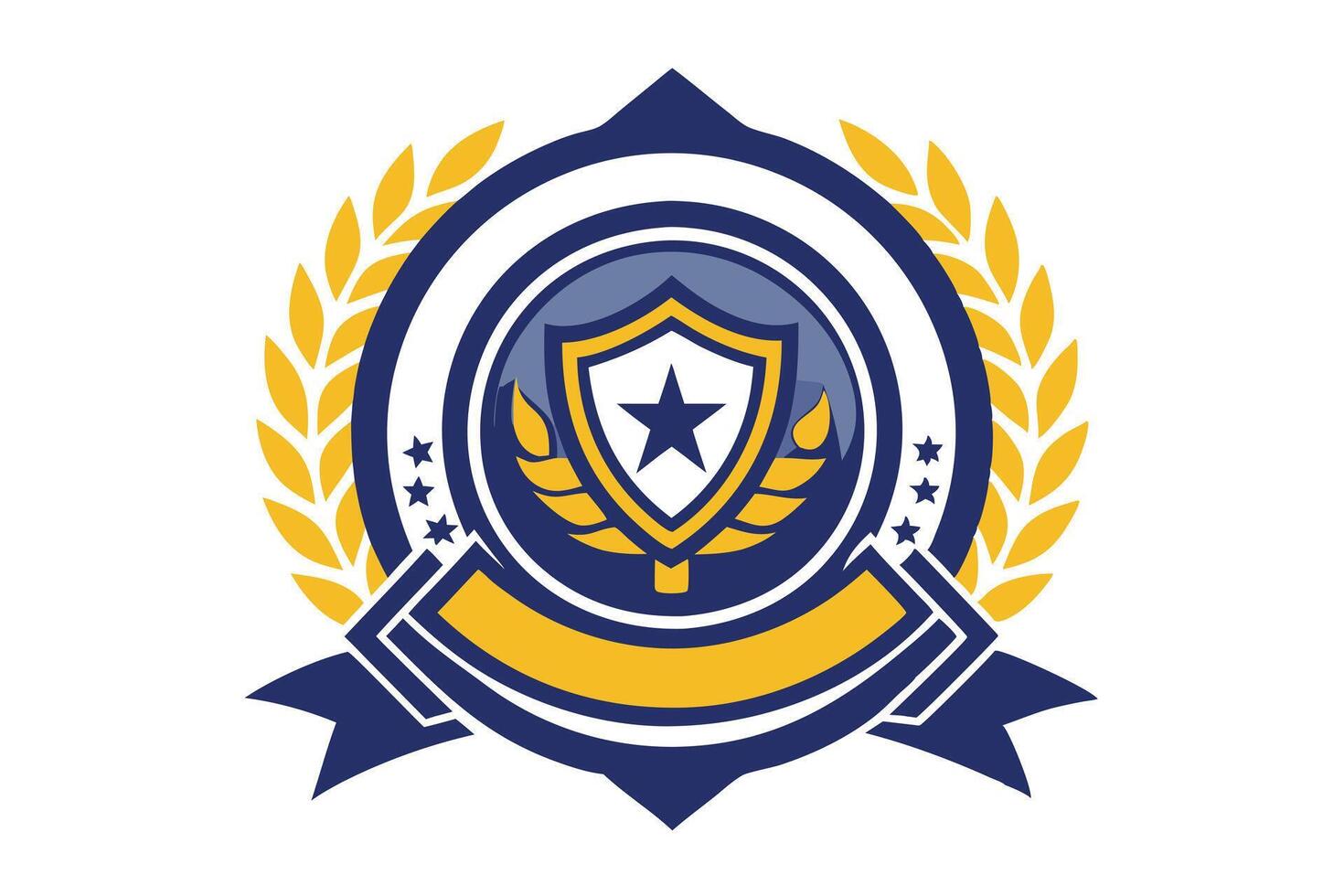 Student university logo design vector