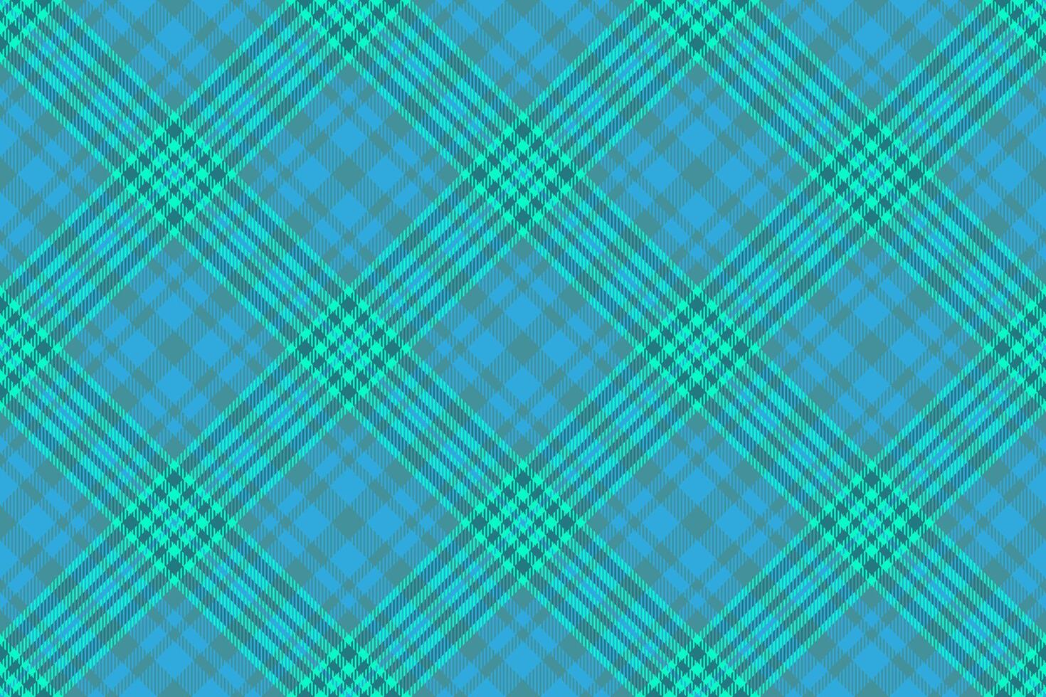 Store plaid fabric tartan, proud background seamless . Dogtooth textile pattern check texture in cyan and bright colors. vector