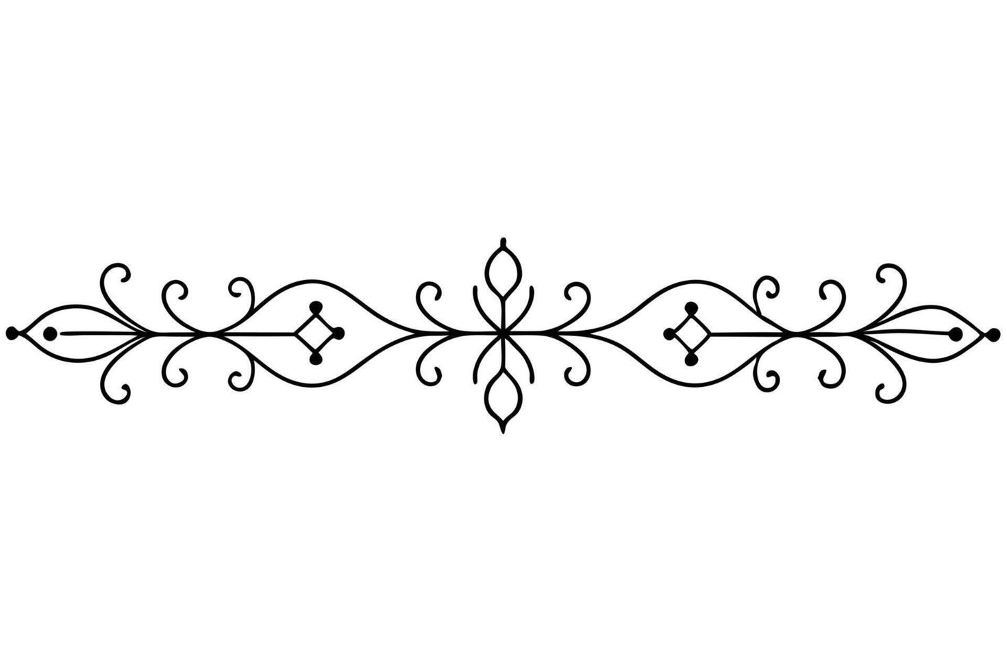 Elegant Victorian style design vector