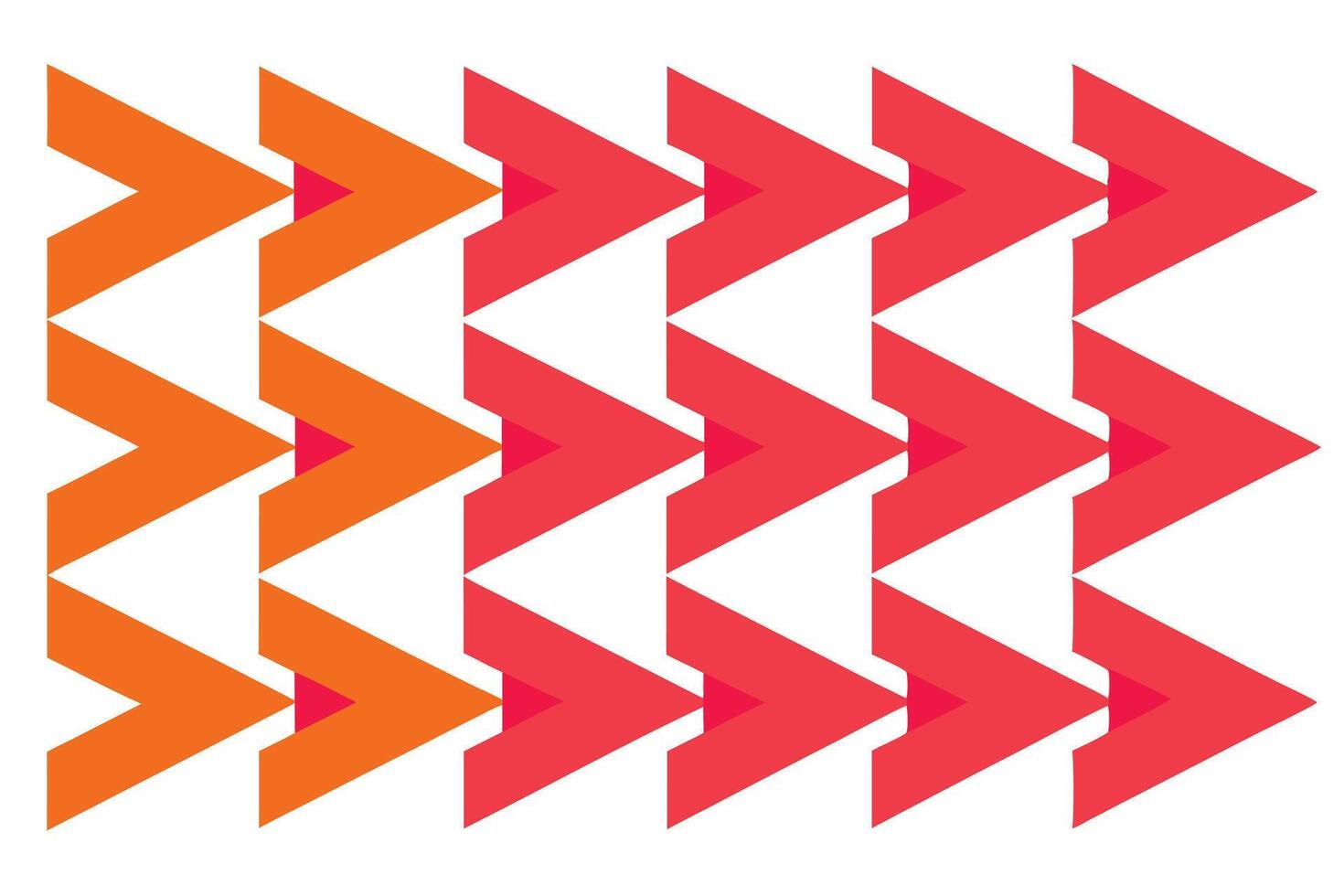 Set of right arrow icons of different shape vector