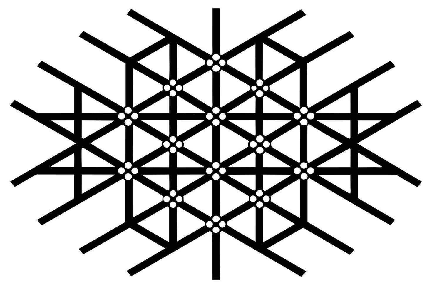 Black and white pattern vector