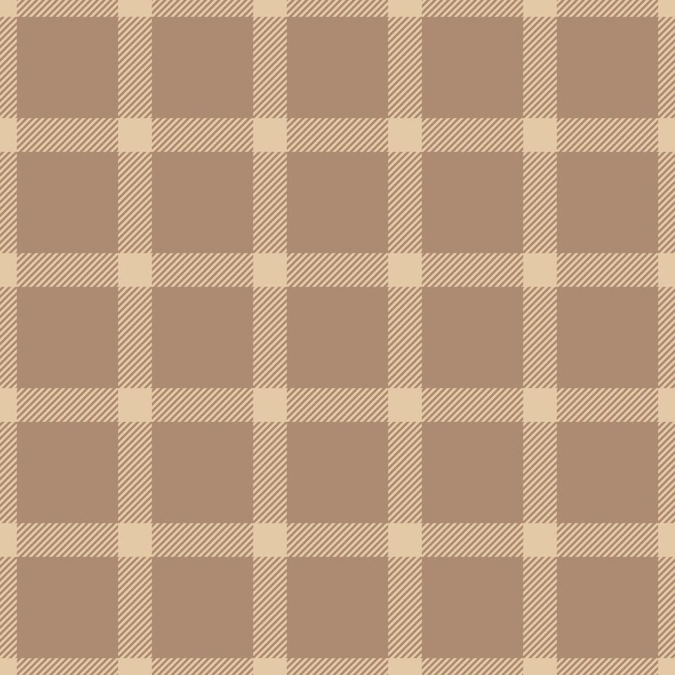 Length fabric textile , outfit plaid check tartan. Mixed background seamless pattern texture in light and orange colors. vector