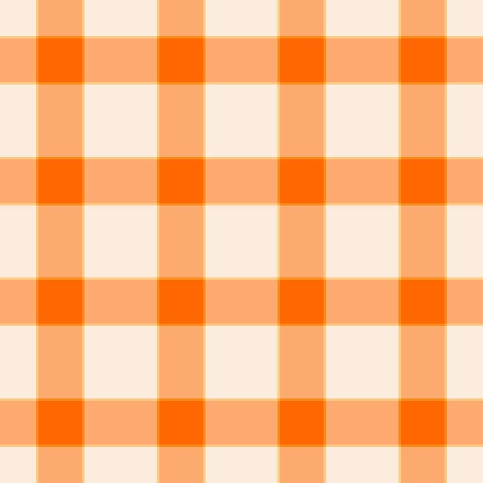 Poncho check background pattern, product texture textile seamless. Lumberjack tartan plaid fabric in orange and bright colors. vector