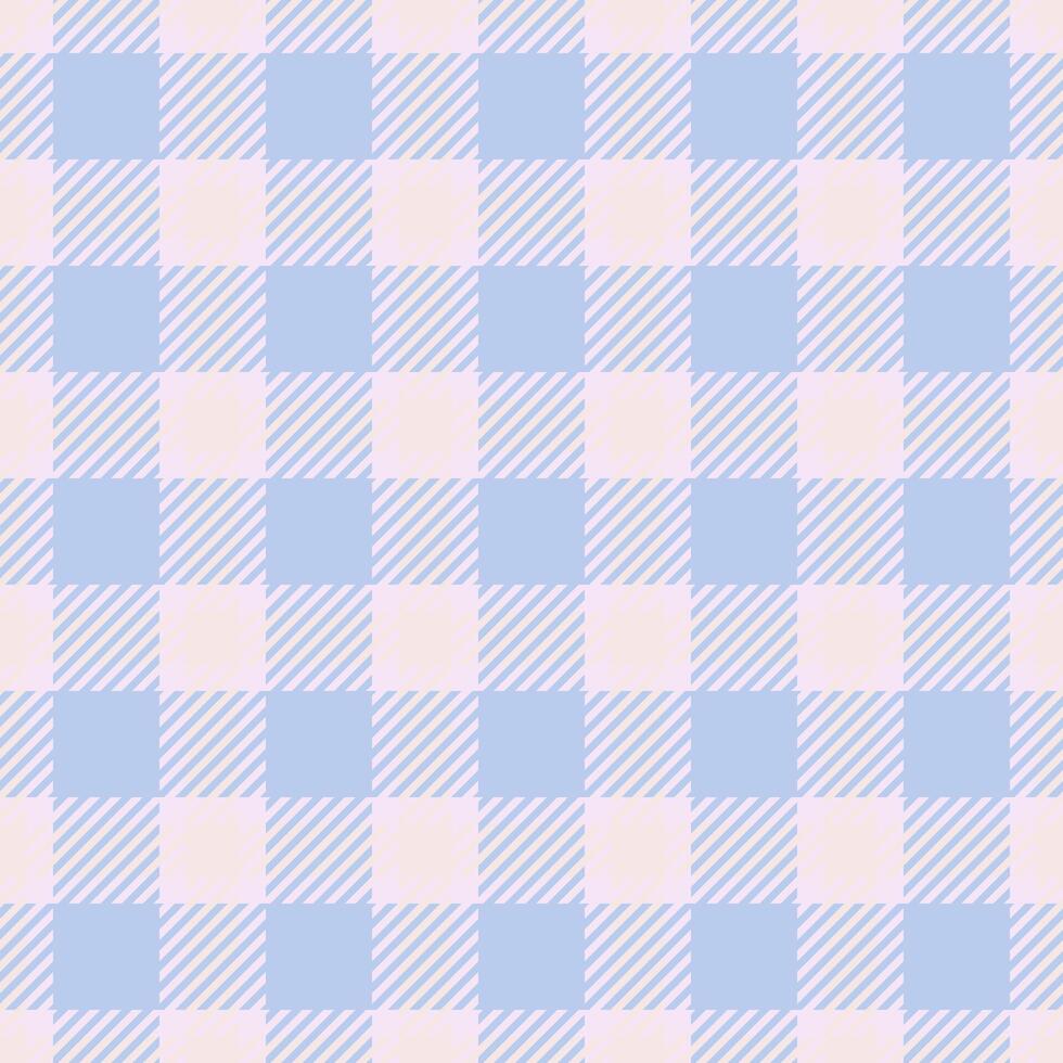 Contour tartan textile seamless, costume background plaid fabric. Deep check pattern texture in white and light colors. vector