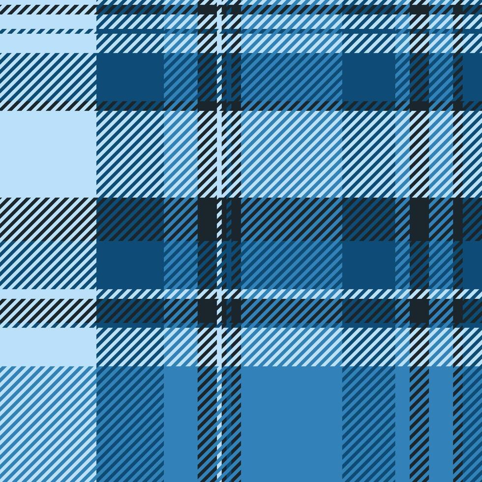 Customized seamless fabric textile, art tartan check. Messy texture background pattern plaid in cyan and light colors. vector