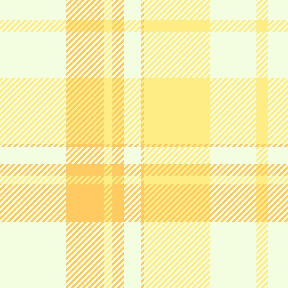 Brazil pattern background texture, infant seamless fabric plaid. Tone check tartan textile in light and yellow colors. vector