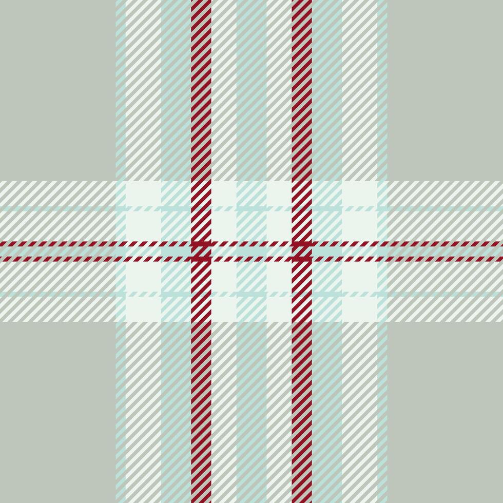 Sofa tartan fabric background, plain check seamless texture. Stitched pattern textile plaid in grey and white colors. vector