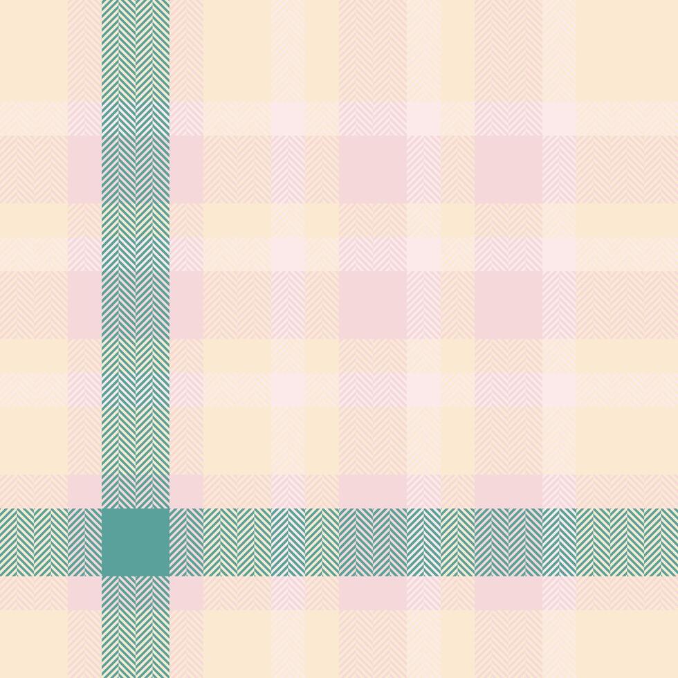 Choose pattern tartan background, textured plaid seamless check. Floor texture fabric textile in papaya whip and light colors. vector