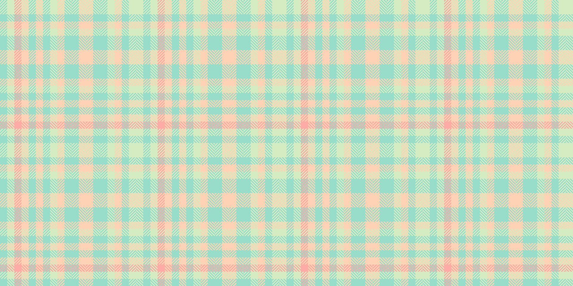 Content plaid fabric seamless, string pattern check tartan. Discount texture background textile in light and teal colors. vector