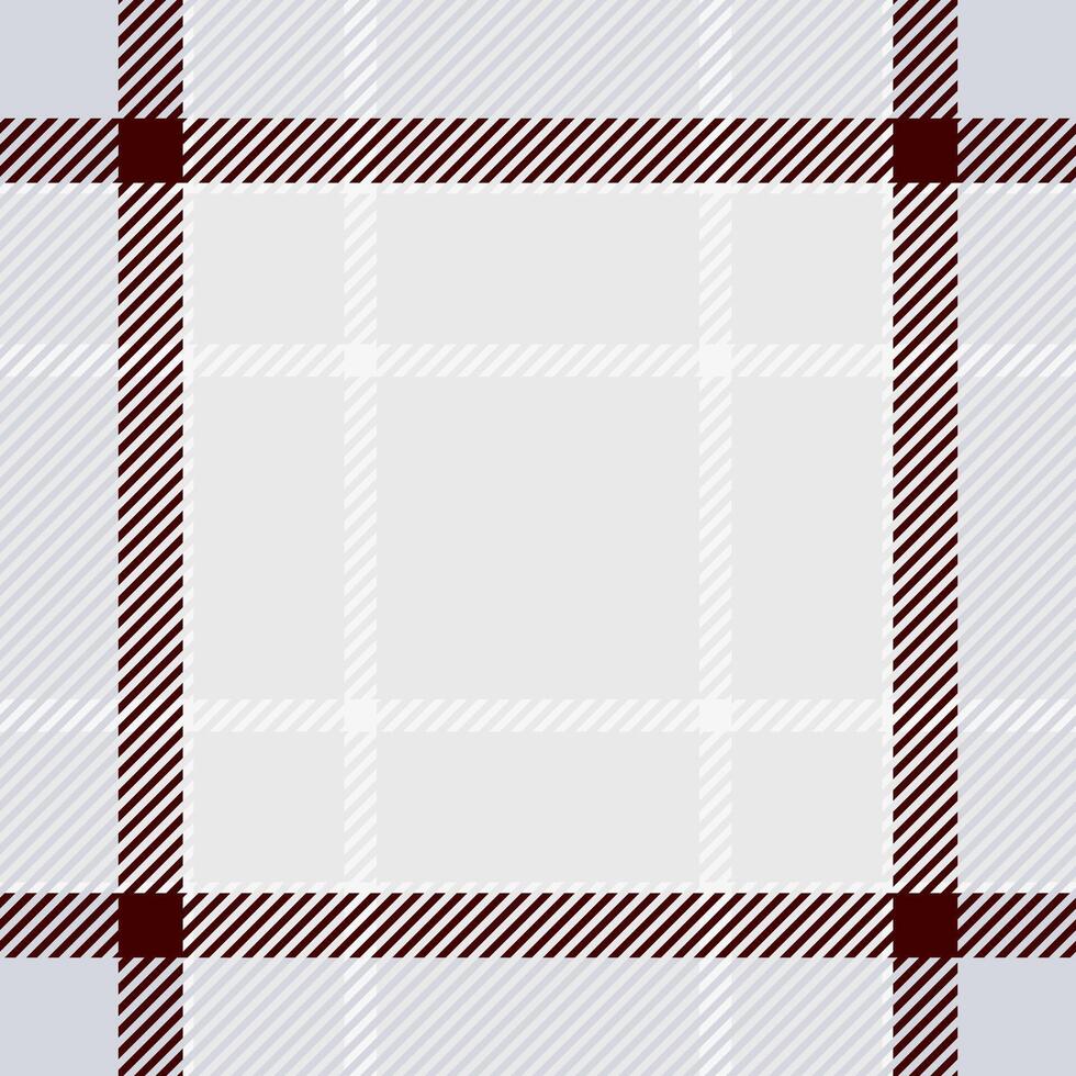 Industrial check background pattern, harmony seamless plaid textile. Filigree texture fabric tartan in white and dark colors. vector