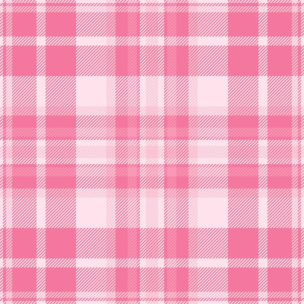 Diverse check seamless textile, other tartan fabric. Sheet plaid background texture pattern in light and red colors. vector