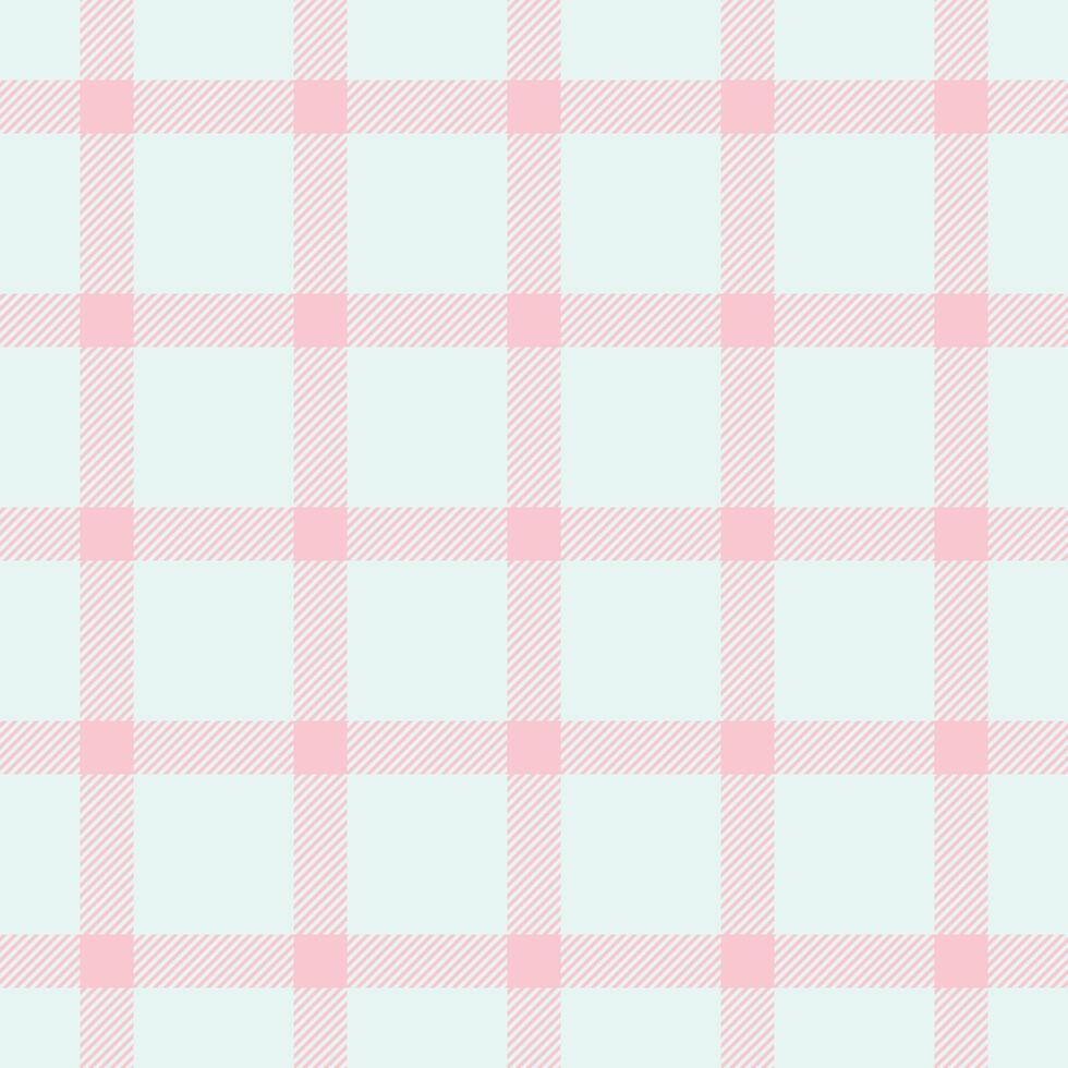 Checkered texture pattern textile, pillow tartan background check. Retro fabric seamless plaid in white and light colors. vector