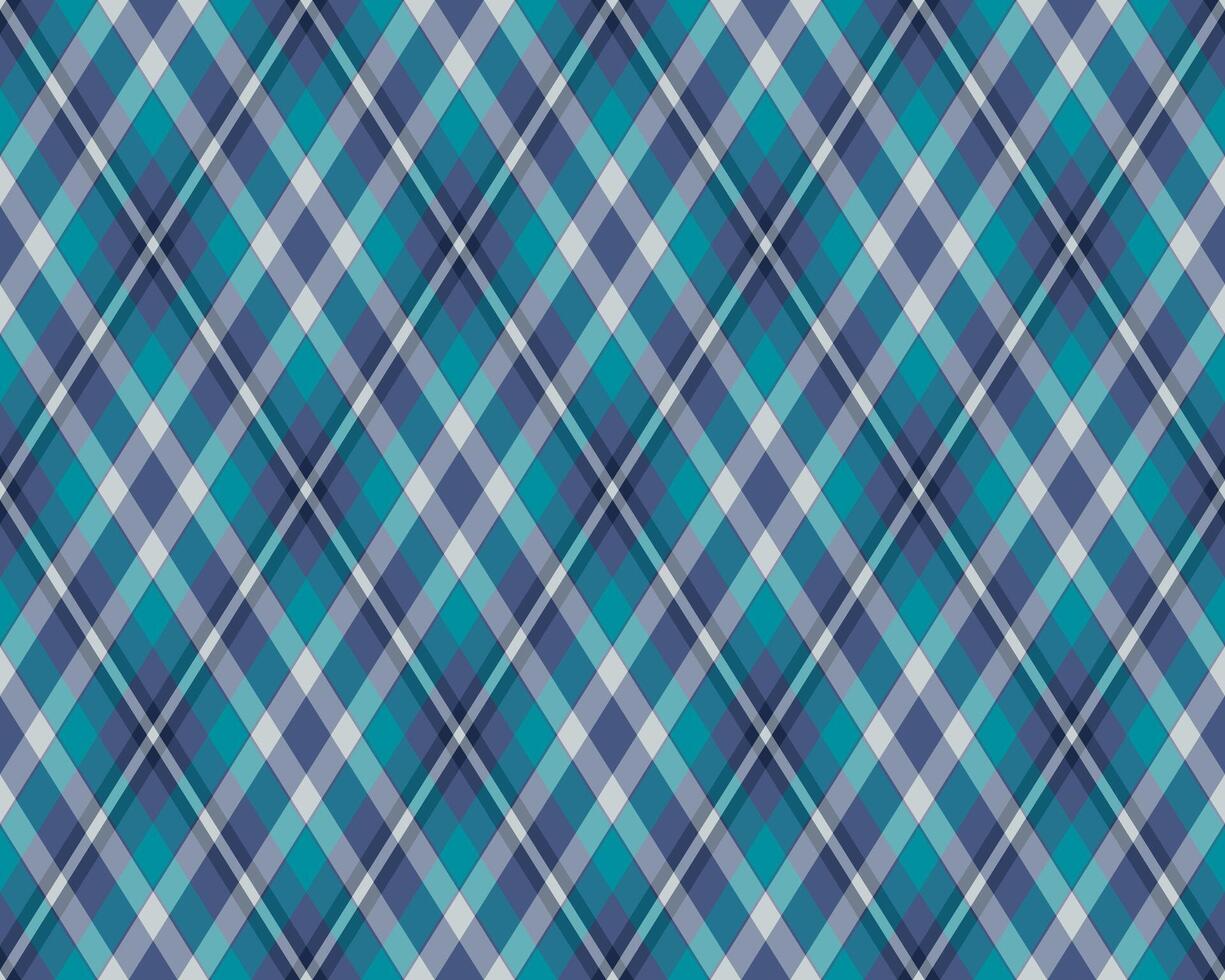 Elegant teal and blue plaid pattern. Perfect for textile design, website backgrounds, or any project needing a sophisticated, textured look. Seamless repeat for versatile use. vector