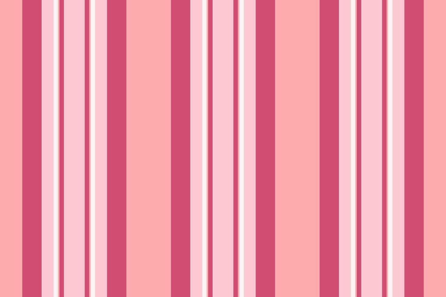 Crease seamless texture, relax stripe background pattern. Contemporary textile fabric vertical lines in red and light colors. vector