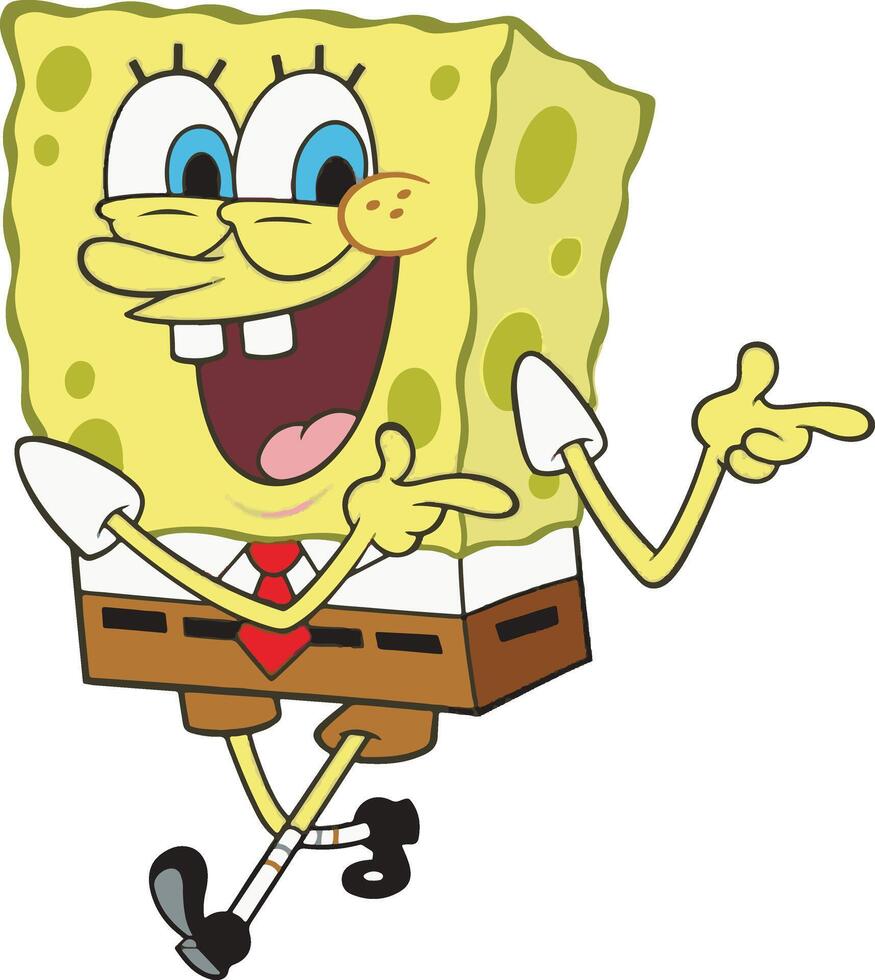 Spongebob Squarepants cartoon vector