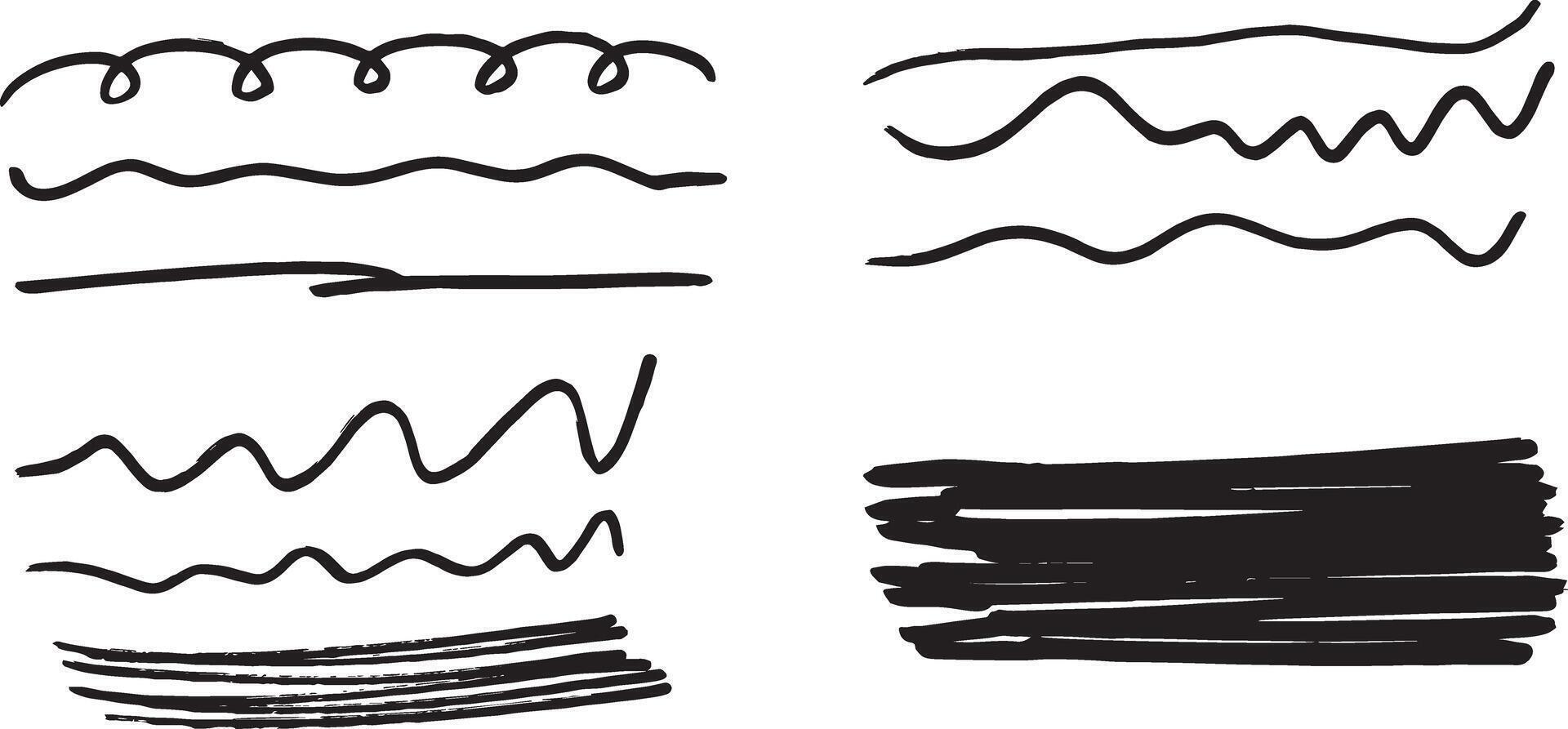 doodle effect stain collection. crayon texture pencil effect. Chalk texture stain set. emphasis, star, arrow mark element. Hand drawn stroke, vector