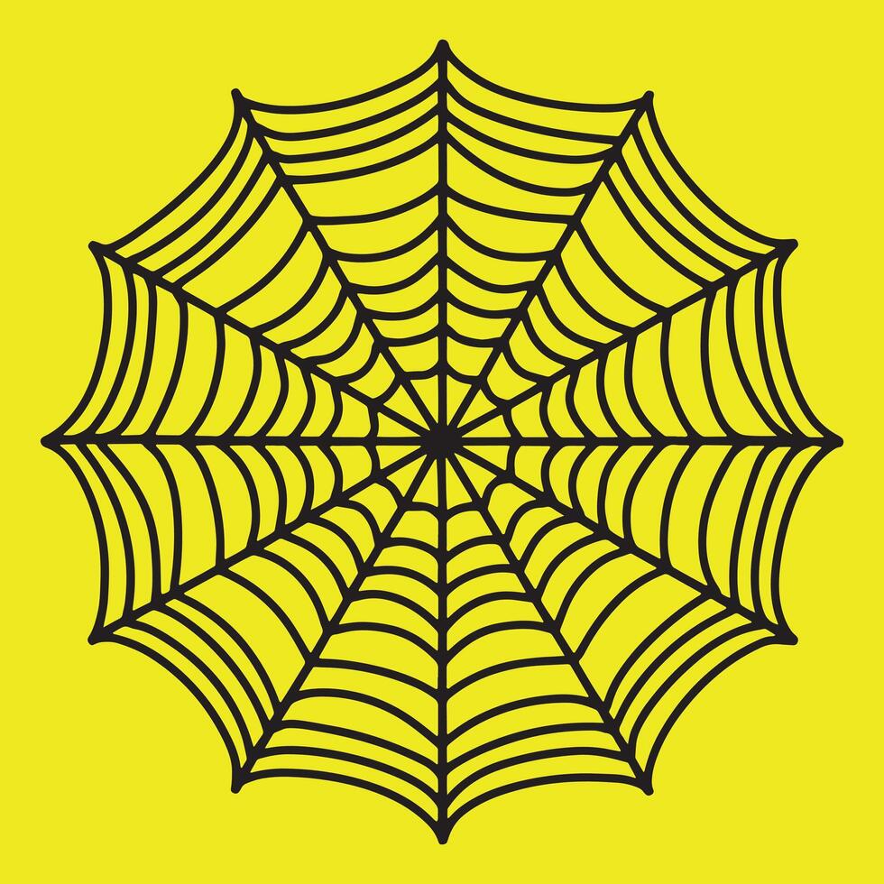 Spider and Web vector