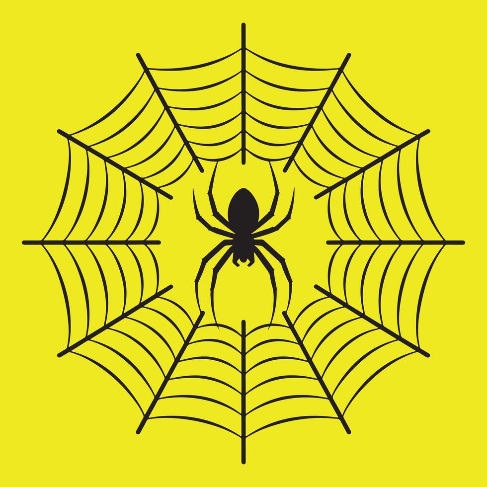 illustration of cobweb vector