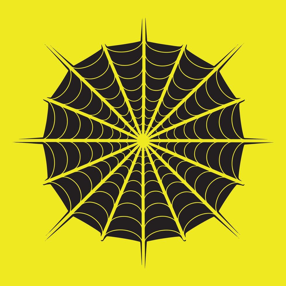 An abstract spider web. vector