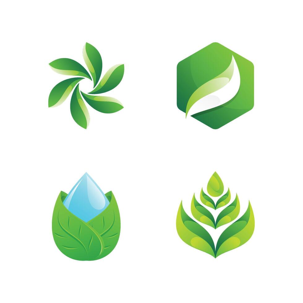 Nature Leaf Logo Design vector