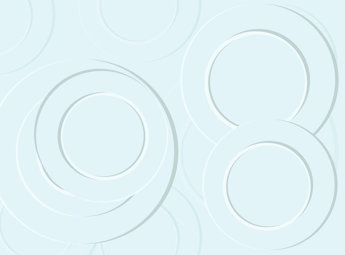 Serene Circles pastel background vector
