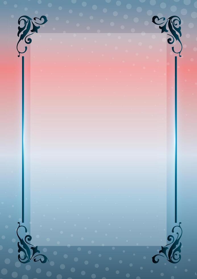 Empty frame for your congratulations vector