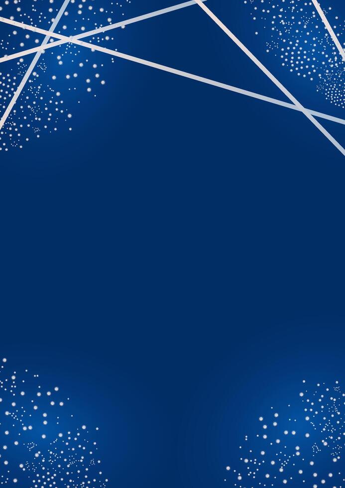 Abstract blue background with sparkles and lines vector