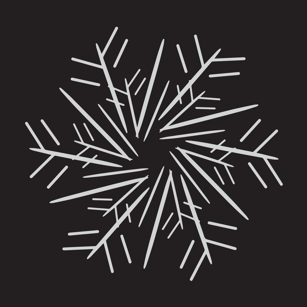 flat style fireworks splash pattern vector