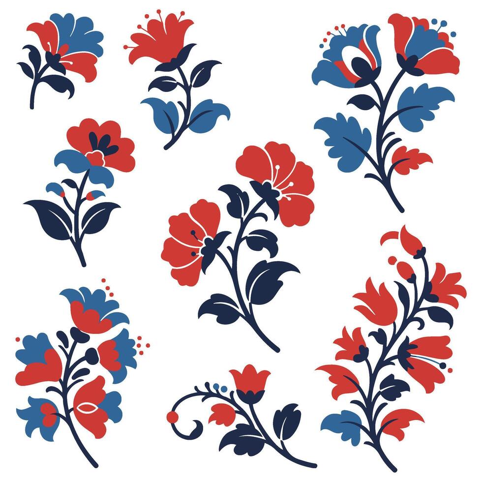 Decorative Ornamental Curls and Swirl Designs Set vector