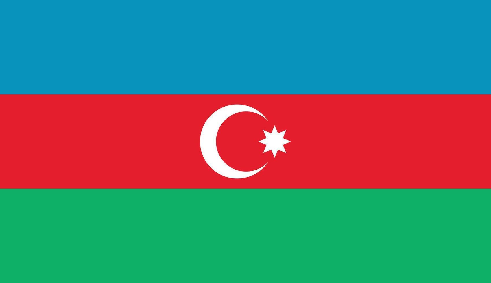 Flag of Azerbaijan icon. National Flag of Republic of Azerbaijan. Azerbaijan Republic official flag icon. Symbol of patriotism and freedom. eps 10. vector