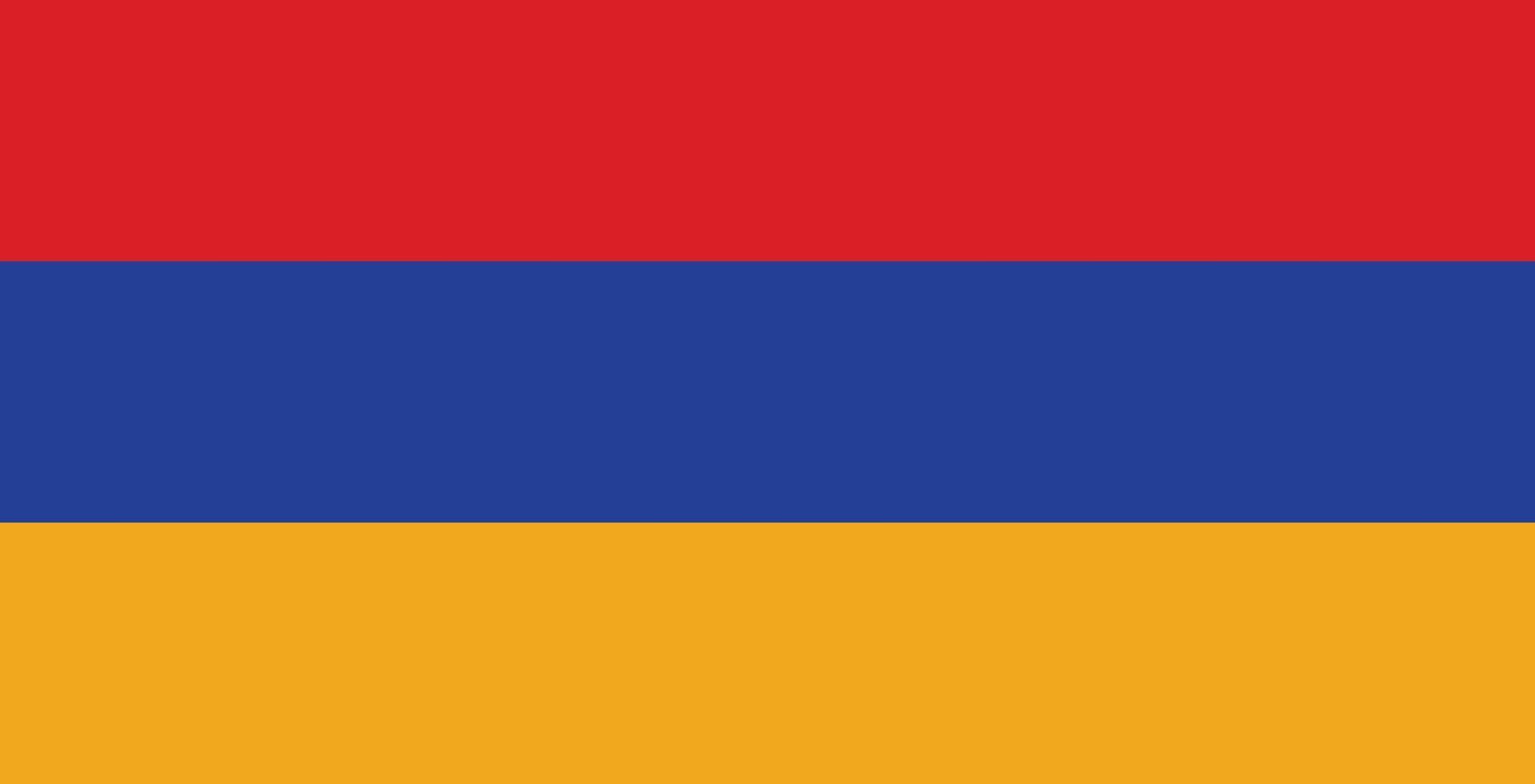 Armenian flag. National flag of Armenia. Armenia flag state symbol isolated on background. the Republic of Armenia. Illustration banner with realistic state flag. vector